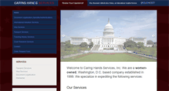 Desktop Screenshot of caring-hands-services.com